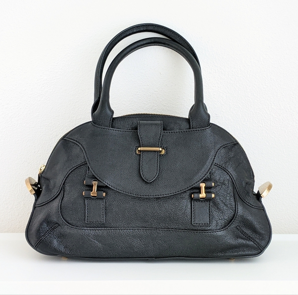 Chloe "Georgia" Satchel with Gold Details